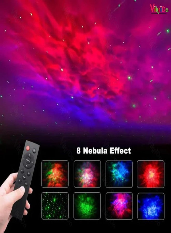 VikriDA Astronaut Galaxy Star Projector Night Light | 360° Rotating Nebula Lamp with Remote, Timer & Adjustable Head - Image 5